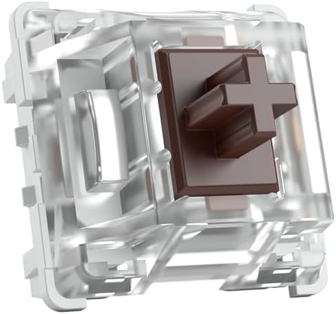 GLORIOUS Gateron Mechanische Tastaturschalter (120x) 3-Pin SMD-LED, Braun