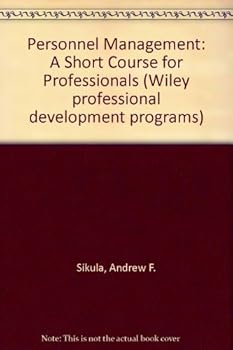 Paperback Personnel management: A short course for professionals (Wiley professional development programs) Book