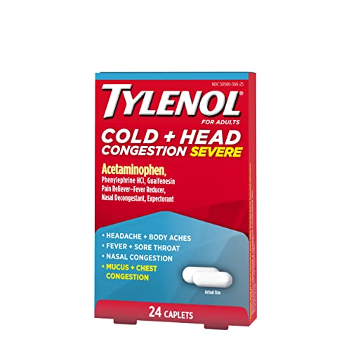 Tylenol I00000398 Cold + Head Congestion Severe Medicine Caplets thumb #8