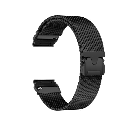 Bracelet acier de rechange pour Garmin Fenix 8 7X 6X, résout l'usure du silicone