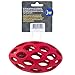 JW Pet Hol-ee Football Dog Toy Puzzle Ball, Natural Rubber, Medium (6.5 Inch Length), Colors May Vary
