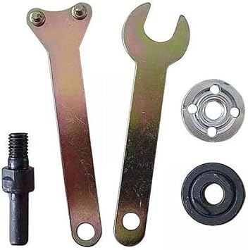 1Set 5 in 1 Electric Drill Conversion Angle Grinder Adapter Connecting Rod Kit with Wrench Variable Shaft Coupler Converter Tool,Adapter Set for Most Angle Grinder,Power Tools,10mm Mandrel