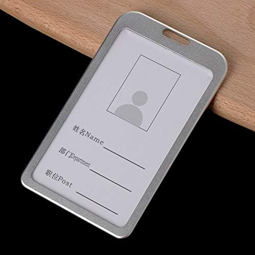 id card holder for office, id card holder for women,Silver id card holder for men stylish,id card holder for school student,id card holder for office steel,office id card covers holder PACK 1