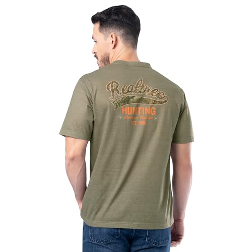 Realtree Men's Short Sleeve Graphic Performance Tee, Moisture Wicking Lightweight T-Shirt for Hunting and Outdoor Lifestyle2