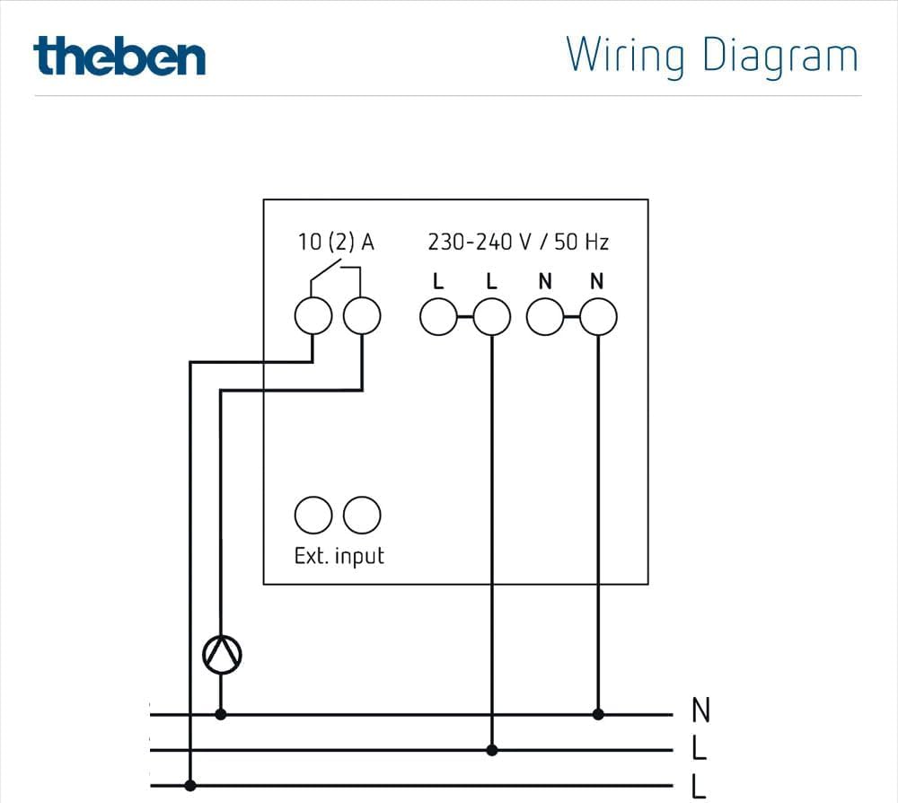Theben 8120200 RAMSES 812 top3 cyfrowy termostat zegarowy wersja sieciowa | termostat pokojowy, obsługa na urządzeniu/aplikacją, Bluetooth BLE, wyświetlacz, 3 programy tygodniowe, sterowanie impulsowe