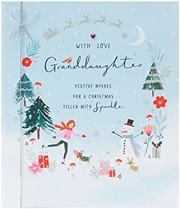 Granddaughter Christmas Card - Christmas Card for Her - Christmas Card from Grandparents - Christmas Card for Granddaughter