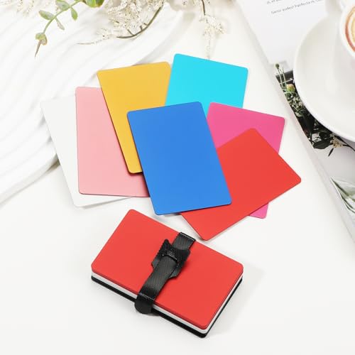 Tarjetas de regalo DIY QUARKZMAN de metal resistente para evitar dobleces 4
