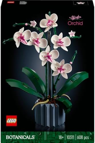 LEGO ICONS Orkide 10311 - Yetişkinler İçin Dekoratif, Koleksiyonluk ve Sergilenebilir Çiçek Modeli Yapım Seti (608 Parça) - Görsel 3