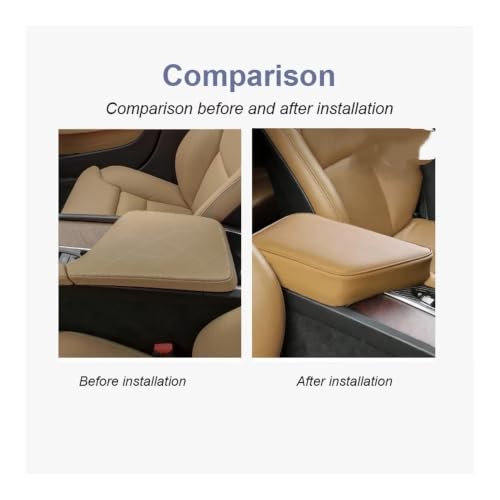 Almohadilla de reposabrazos para Volvo XC60 y XC90 en cuero protector elegante 7