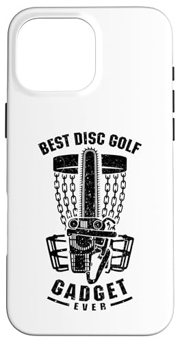 Funny Disc Golf Player Best Gadget Ever �`�F�[���\�[�o�X�P�b�g �X�}�z�P�[�X iPhone 16 Pro Max �p