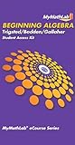 Beginning Algebra -- MyLab Math Access Card (MyMathLab)