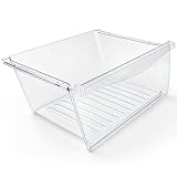 WP67002659 Refrigerator Crisper Drawer Compatible with whirlpool, kenmore, amana etc, SxS Refrigerator Crisper Pan - Replaces 12531105, 12531105SP, 12724110, etc (Drawer Front is not included)