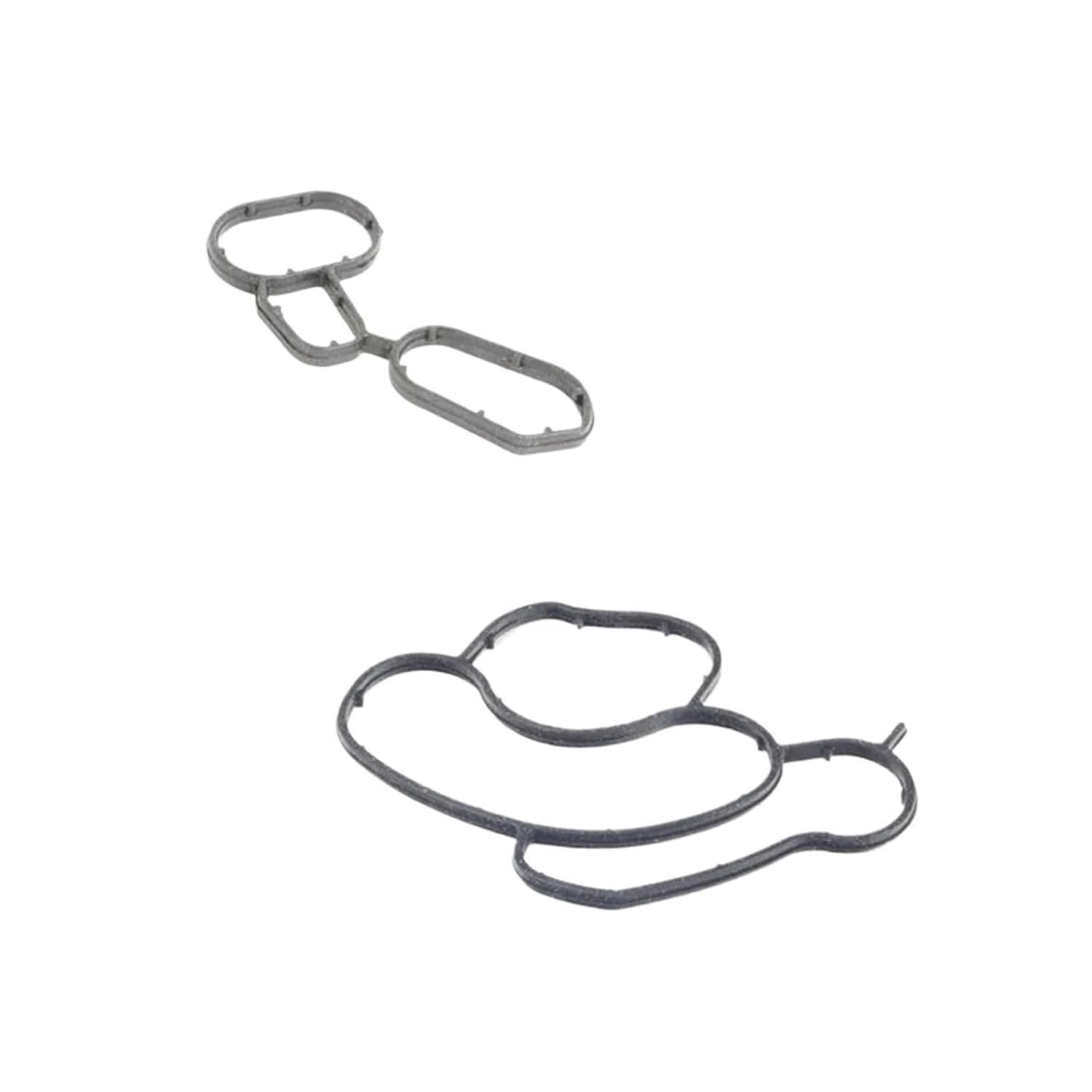 11427508970 11427508971 Car Engine Oil Filter Housing Gasket Set Oil Cooler Seal Gaskets Kit Compatible with BMW 1' 3' X3(10 Pairs Seals)