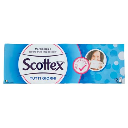 Scottex Chusteczki Wszystkie Dni, 12Sztuk
