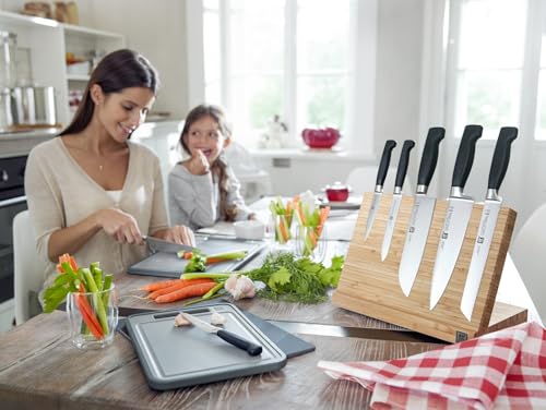 Foto von ZWILLING Vier Sterne Fleischmesser 26 cm, Rostfreier Spezialstahl, Ergonomischer Kunststoff-Griff, Schwarz [Made in Germany]