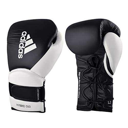 Gants de boxe adidas Hybrid 350 Elite en cuir véritable de haute qualité