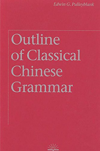 Ebook Outline of Classical Chinese Grammar Edition (PDF Instant