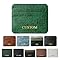 Personalized Gold Silver Initial Letters Credit Card Holder Wallet for Women, Custom PU Leather Ultra Minimalist Wallets for Girlfriend, Customized Thin Slim Card Case Protector for Men