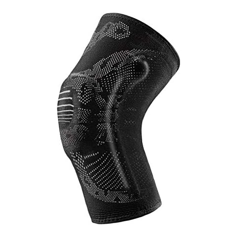 XINIFOOT 1 Pcs Knee Patella Protector Sport Knee Brace Compression Sleeve, Elastic Knee Wraps with Silicone Gel Pads & Side Stabilizers, Basketball Running Compression Knee Sleeve Support (M) Cover
