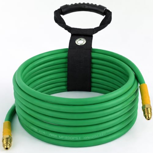 Image of 16.4FT Argon Gas Hose, Inert Gas Welding Hoses for MIG/TIG Welding Regulator, Argon CO2 Gas Regulator Adapter Hose for MIG/TIG Welder Flowmeter 1/4", 5/8" UNF-18RH Argon Gas Fitting for MIG, TIG, Etc
