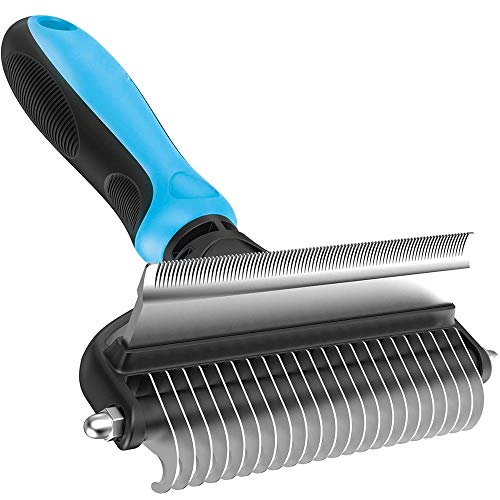 Itiger Dog Brush and Cat Brush  2 Sided Pet Grooming Tool for Deshedding, Mats & Tangles Removing  No More Nasty Shedding and Flying Hair