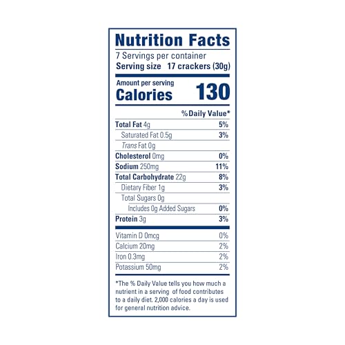 Image of Blue Diamond Almonds Nut-Thins Gluten Free Cracker Crisps, Cheddar Cheese, Family Size, 7.7 oz (Pack of 6)