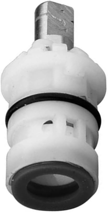 Replacement Ceramic Disc Cartridge – Compatible with Cleveland Faucet Group Style 40008 Hot Side (Red) Two-Handle Faucets