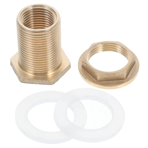 COLLBATH Accesorios para Conector de de Agua Tapa del Manguera de jardín Manguera de Barril de Lluvia guarniciones Conectores de Tubos de Acuario latón Dorado