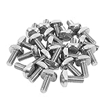 NAMOARLY 24pcs Stainless Steel T-Bolts Multifunctional Fasteners for Industrial Applications Compatible Engraving Machines and Printers and Easy to Replace