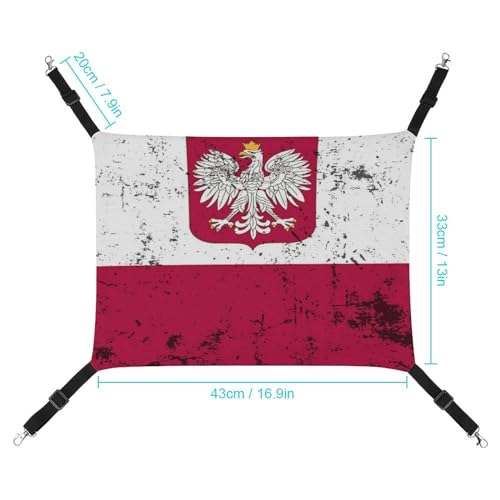 Rede retrô polonesa para gatos águia - Cama macia para animais de estimação confortável e estilo par