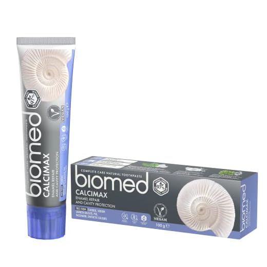 BIOMED Splat Calcimax Natural Toothpaste, Gris, Azul, 100 Gramo