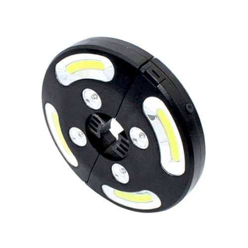 CLISPEED Lámpara LED para Sombrilla Portátil Lúmenes Batería Aa Luz Colorida Ajustable para Camping Patio y Carpas Diseño sin Cables Negro