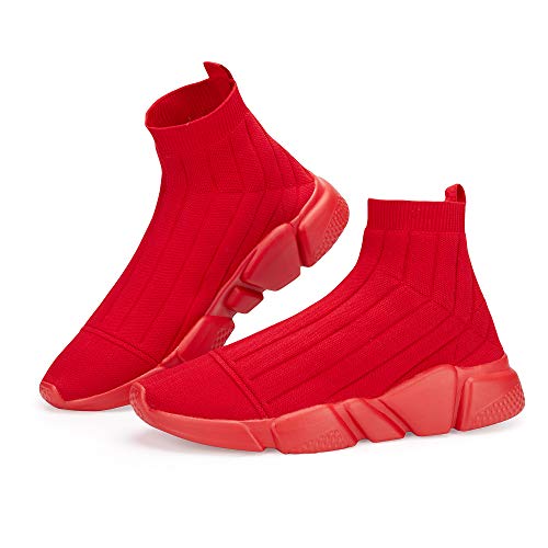 Image of Casbeam Men's Running Knit Comfortable Lightweight Breathable Casual Sports Shoes Fashion Sneakers Slip-On Walking Shoes