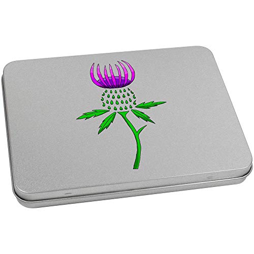 Azeeda 170mm 'Thistle' Metal Hinged Tin/Storage Box (TT00113441)