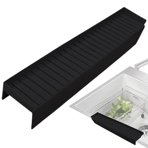 Protector de silicona antiderrames para evitar salpicaduras en el borde del fregadero 8