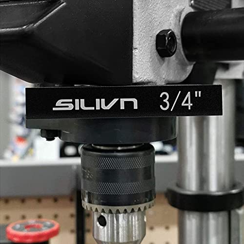 Silivn Setup Blocks Height Gauge Set, 15Pcs Precision Aluminum Setup Bars Include Laser Engraved Size Markings And Protective Case For Router And Table Saw Accessories Woodworking Set Up #TOP5