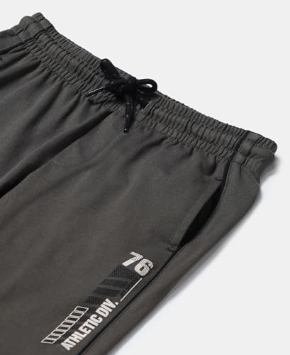 Image of Jockey AB13 Boys Super Combed Cotton Rich Graphic Printed Trackpants with Contrast Side Piping