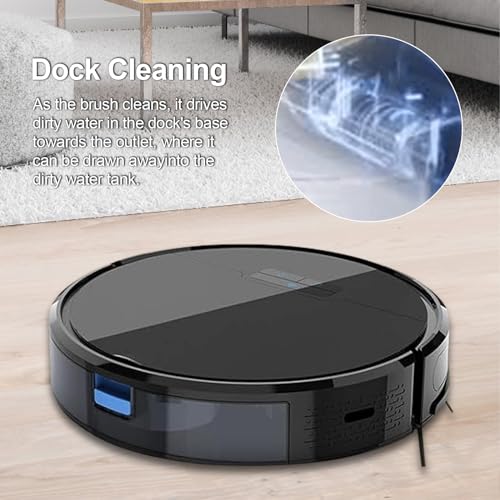 HONITURE Saugroboter Mit Wischfunktion G20 Pro - Grauer Staubsaugerroboter Für Saubere Böden