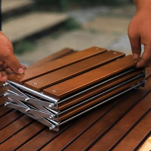 Étagère de camping stable et robuste avec 3 couches pliables
