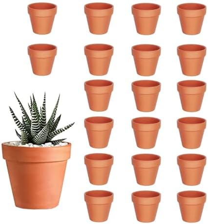 Tontöpfe Klein, 20 Stück Mini Blumentopf, Tontöpfe zum Basteln, 3...