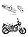 VJF Roadwin 125 Escape Moto Deportivo REDONDO Silenciador Dominator Exhaust Racing Bolt-on