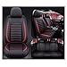 Produktbild DUBOM Full Set Auto Sitzbezüge für C-hevy C-hevrolet Traverse, Wasserdichter Leder-Autositzbezug, Seasons Protectors VerschleißFest, 5-Sitzer Autositzbezug Universal (Color : B+R)
