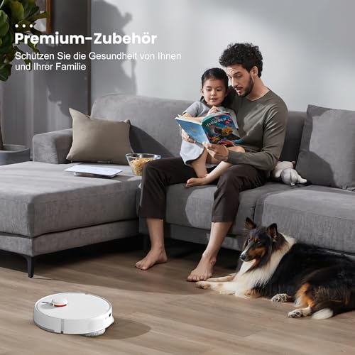 18 Stück Zubehör für Xiaomi Robot Vacuum X20+ Saugroboter, 1 Hauptbürste 4 Staubbeutel 4 Wischtücher 4 Seitenbürsten 4 Filter 1 Reinigungsbürste