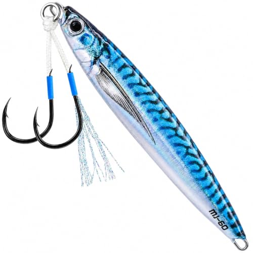 Jig de Pêche en Mer Ultra-Réaliste – 40g, 60g, 100g...