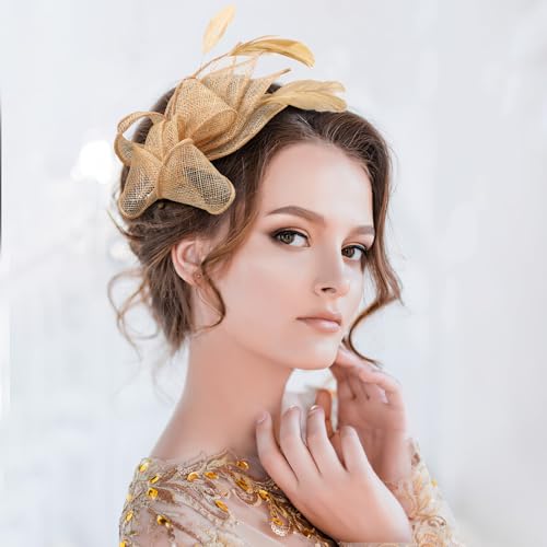 Chapeau Vintage Serrage-Tête pour Célébrations et Accessoire Cheveux - 4