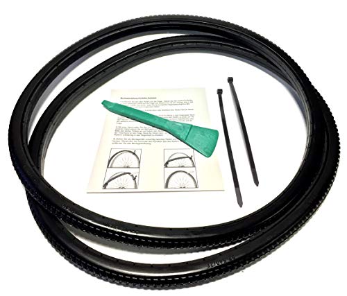 2 pneumatici per sedia a rotelle 24 x 1 3/8 con