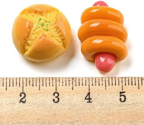 KitBeads 100Pcs Random Cute Resin Mini Brad Flatback Cabochons Bulk image 5
