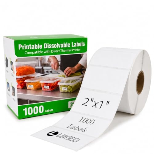 LLIKED 2" x 1" Thermal Labels