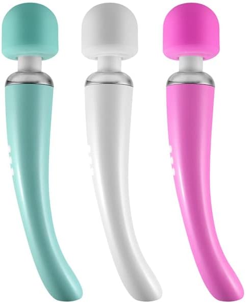 Miniatura 2 de Masajeador portátil inalámbrico, 8 velocidades múltiples y 8 modos, masajeador eléctrico de mano para alivio muscular perfecto para espalda, cuerpo,