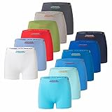 12er Pack Jungen Boxershorts | Kinder Retroshorts aus hochwertigem Microfaser | Unterhosen/Schlüpfer 146-158